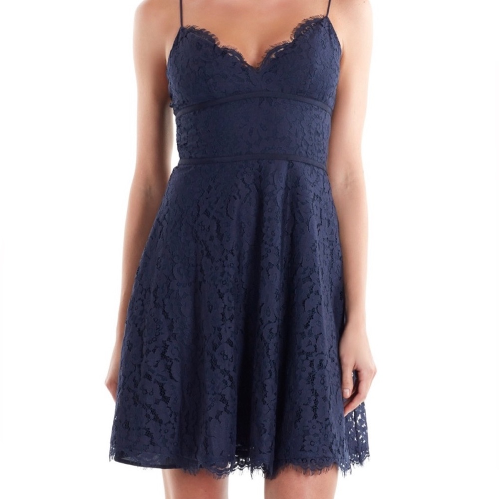 Joie Damasia Dark Navy Dress Medium